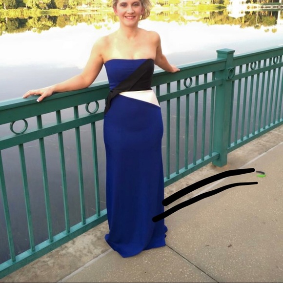 BCBG audrianna gown - Picture 3 of 4